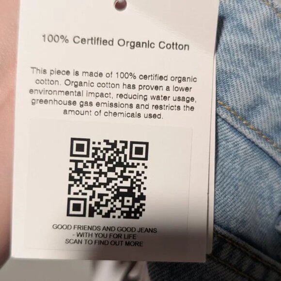 NWT GANNI | Betzy Bootcut Jeans In Light blue stone wash - Picture 9 of 13